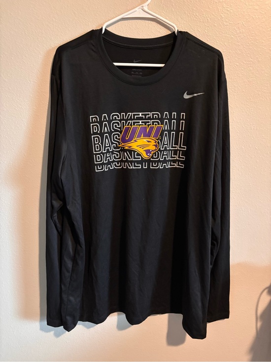 Nike Other - Nike Black UNI Basketball Long Sleeve Shirt XXL Drifit
